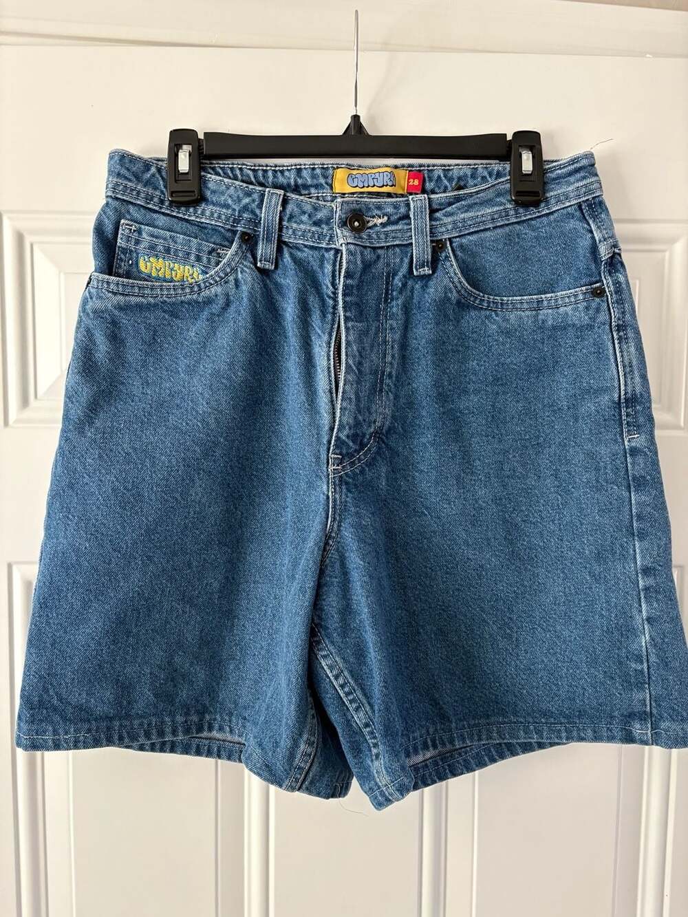 Y2K Denim Skateboard Shorts
